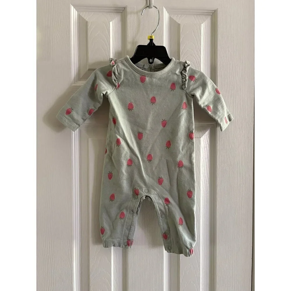 Baby Girl Outfit Strawberries